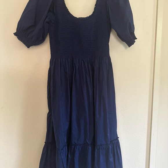 Hill House Louisa Nap Dress - Navy - Picture 4 of 4
